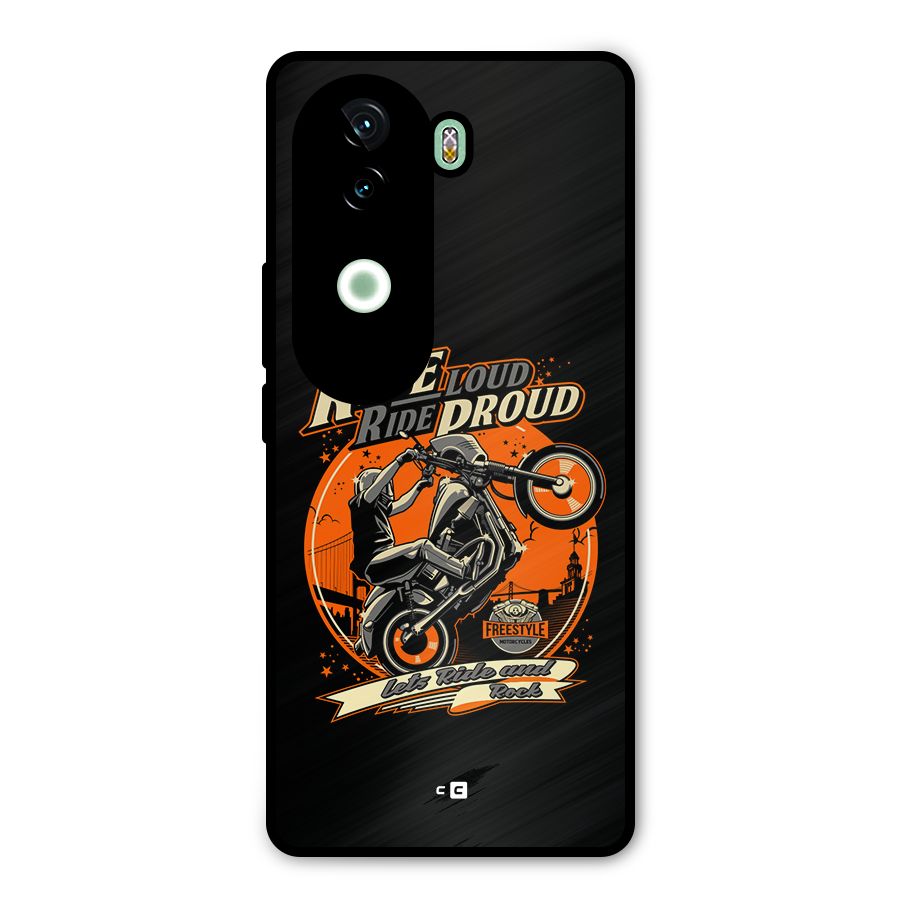 Proud Rider Metal Back Case for Vivo V40e