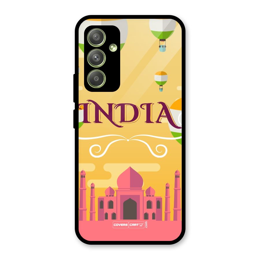Proud To Be Indian Glass Back Case for Galaxy A54