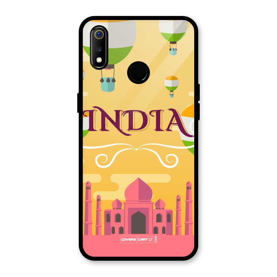 Proud To Be Indian Glass Back Case for Realme 3