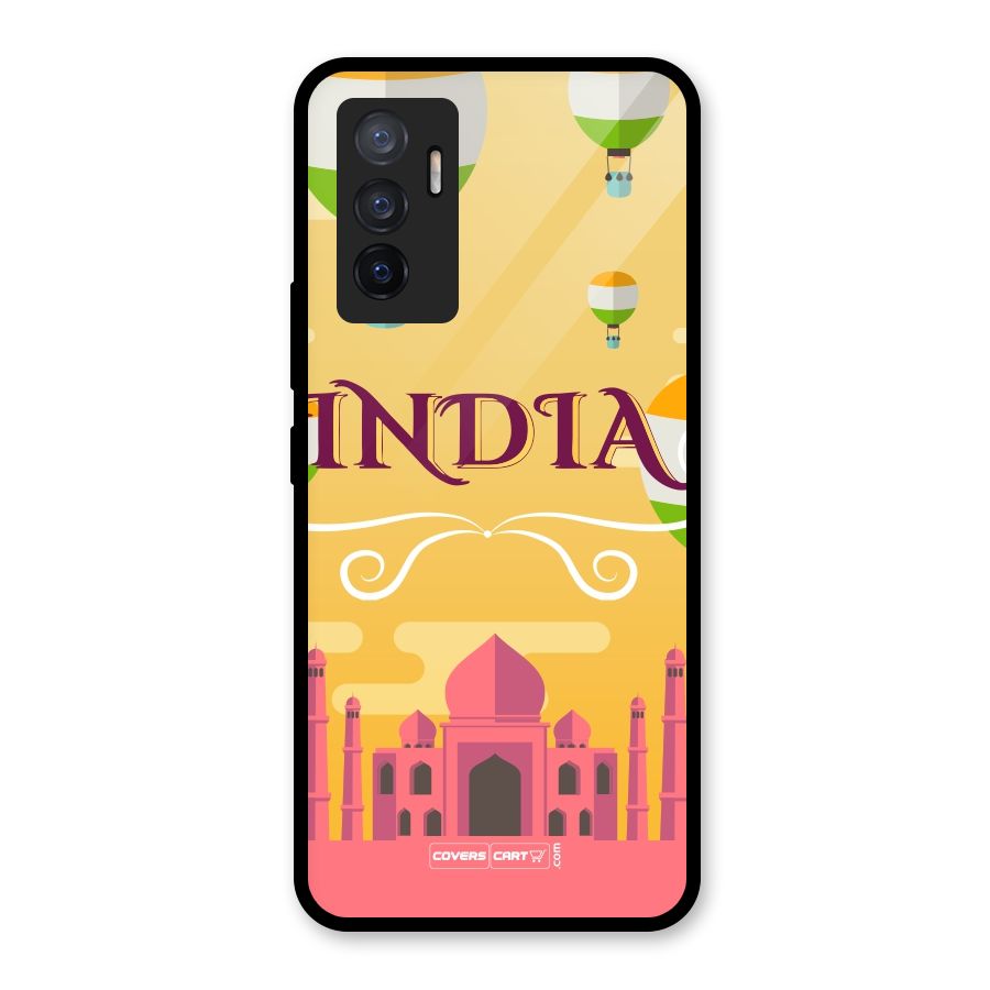 Proud To Be Indian Glass Back Case for Vivo V23e