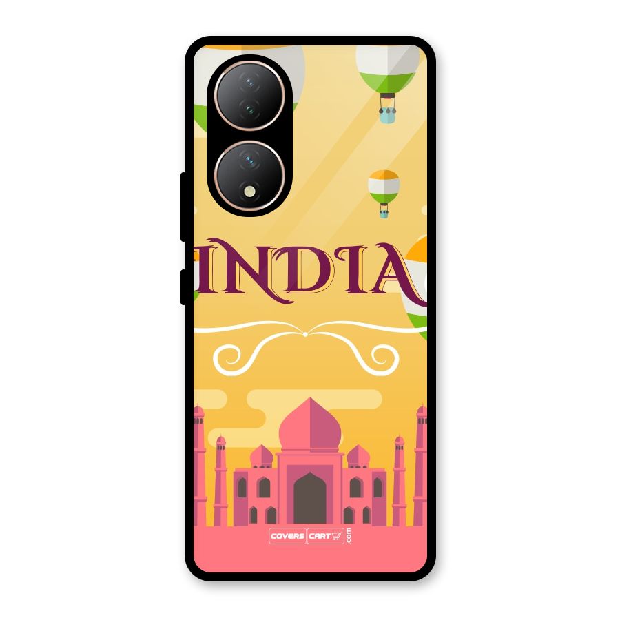 Proud To Be Indian Glass Back Case for Vivo Y100A