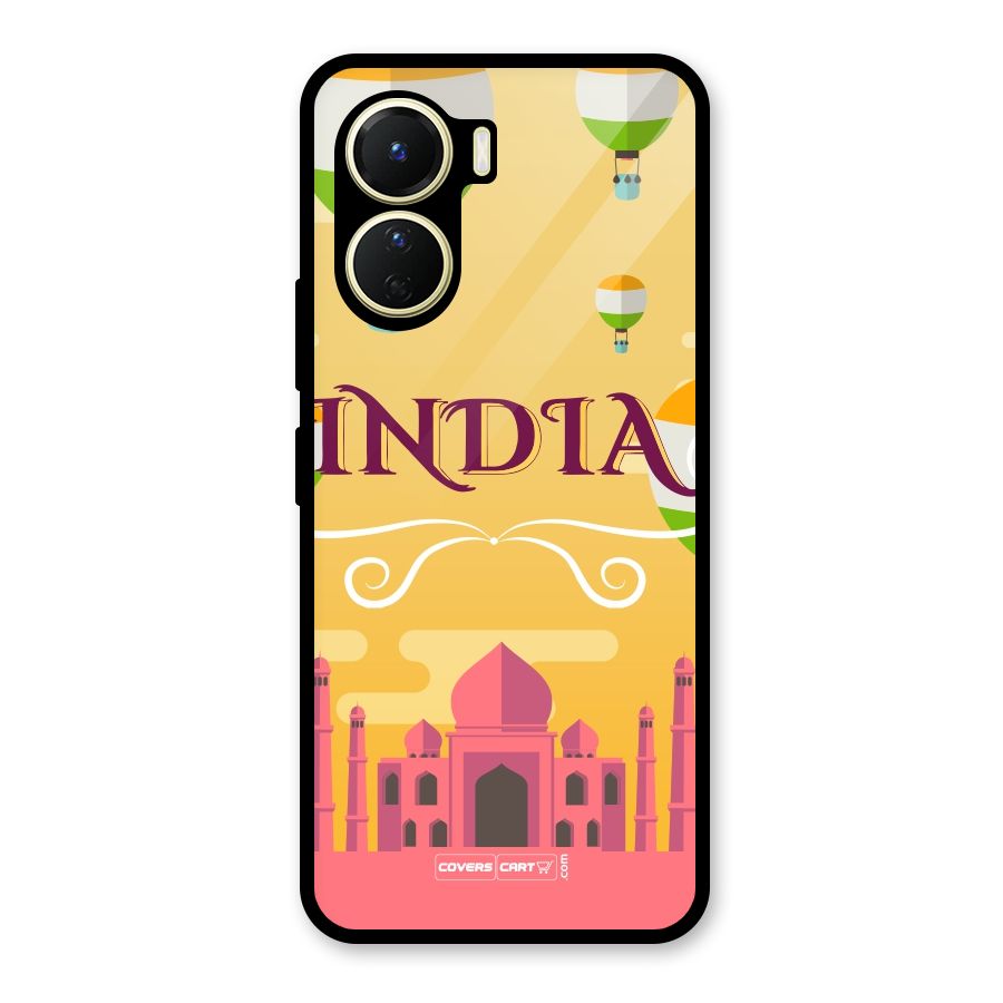 Proud To Be Indian Glass Back Case for Vivo Y16