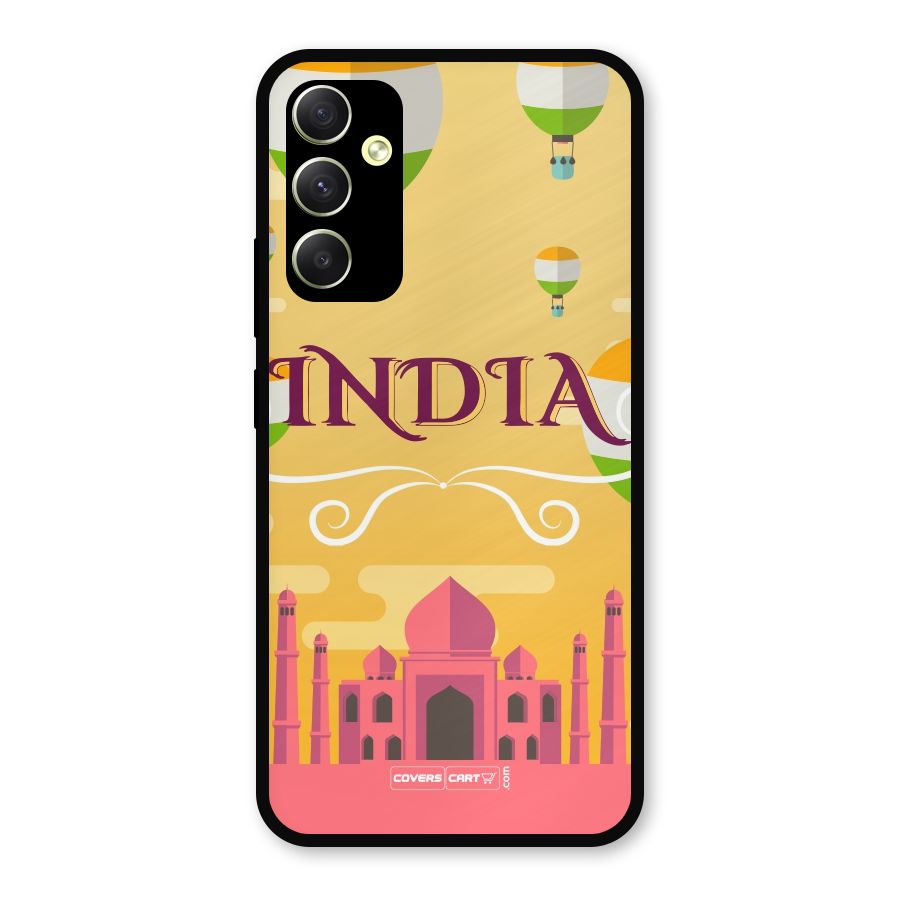 Proud To Be Indian Metal Back Case for Galaxy A34