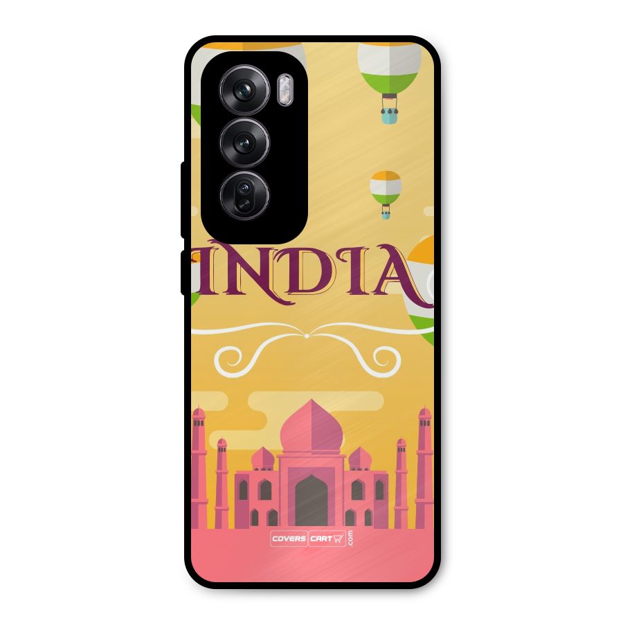 Proud To Be Indian Metal Back Case for Oppo Reno12 Pro