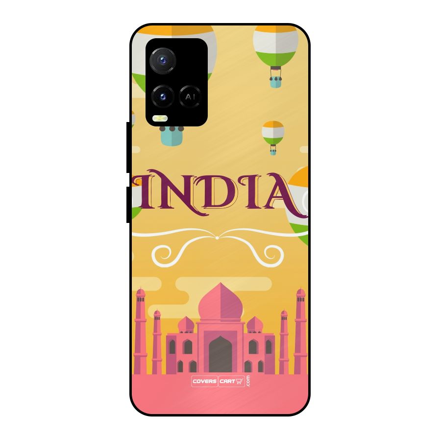 Proud To Be Indian Metal Back Case for Vivo Y21A