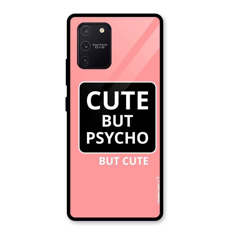 Psycho But Cute Glass Back Case for Galaxy S10 Lite