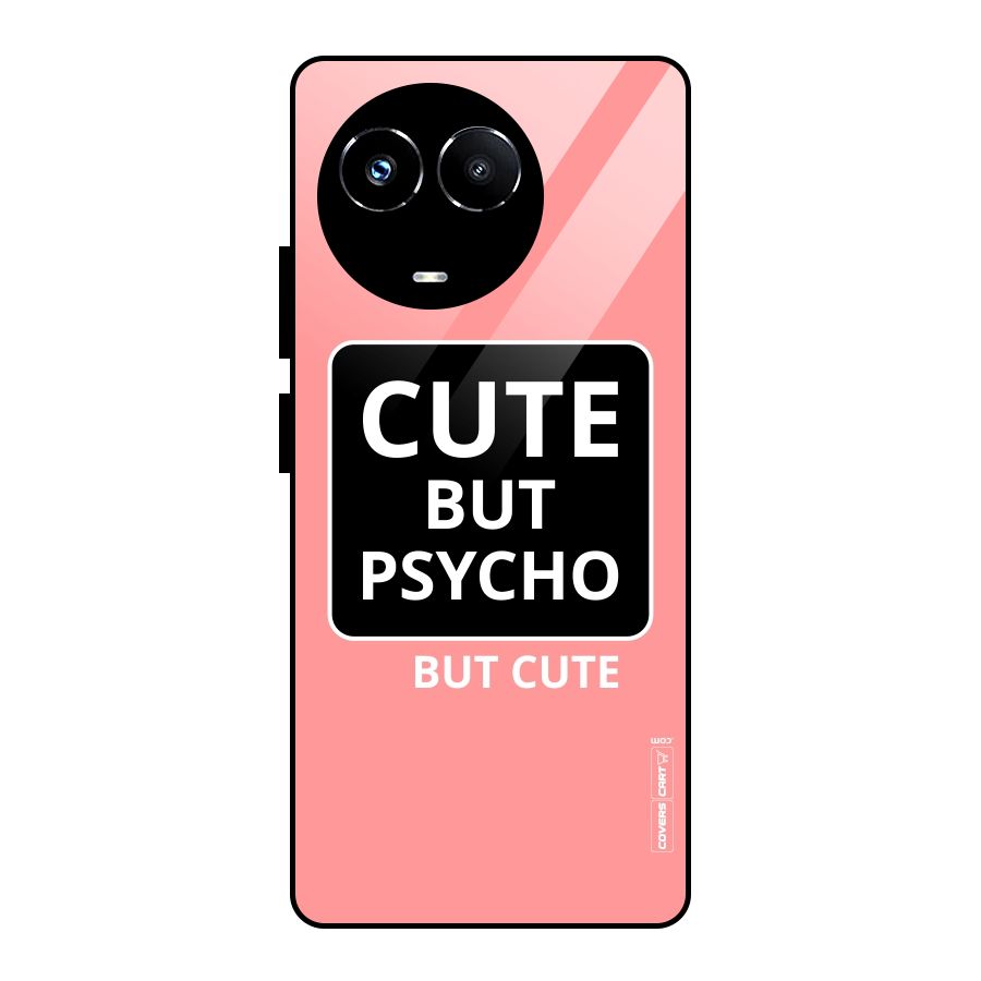 Psycho But Cute Glass Back Case for Realme Narzo 60X
