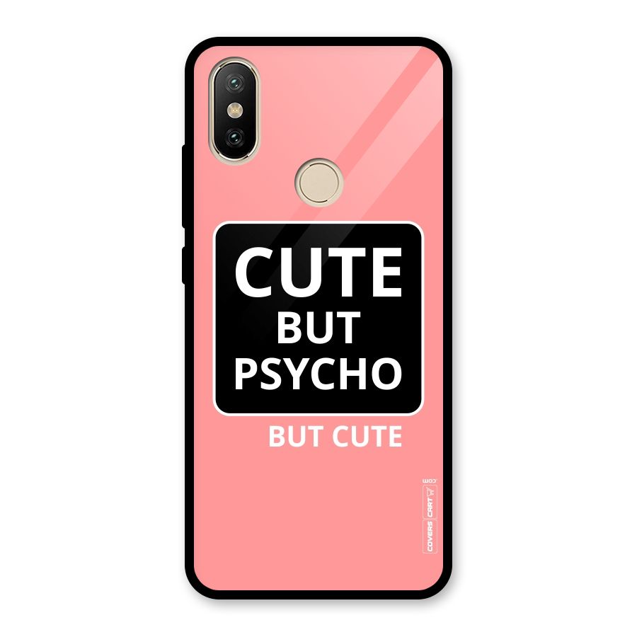 Psycho But Cute Glass Back Case for Redmi A2
