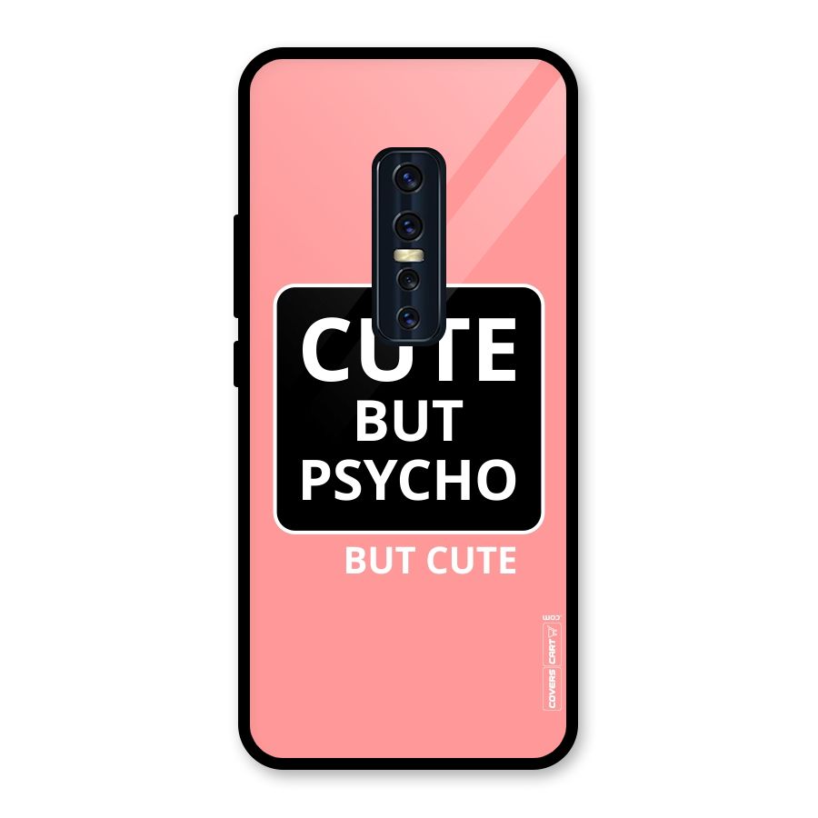 Psycho But Cute Glass Back Case for Vivo V17 Pro