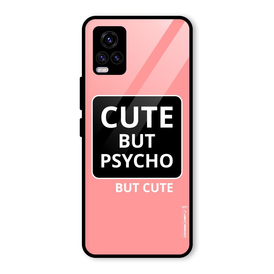 Psycho But Cute Glass Back Case for Vivo V20 2021