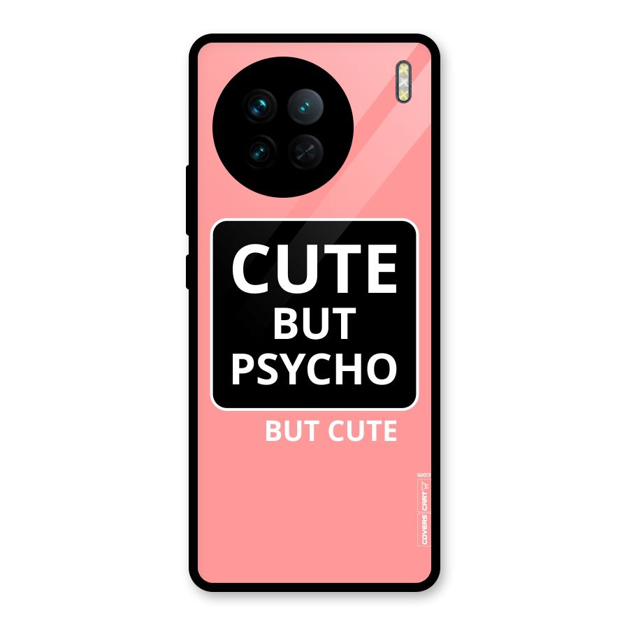 Psycho But Cute Glass Back Case for Vivo X90