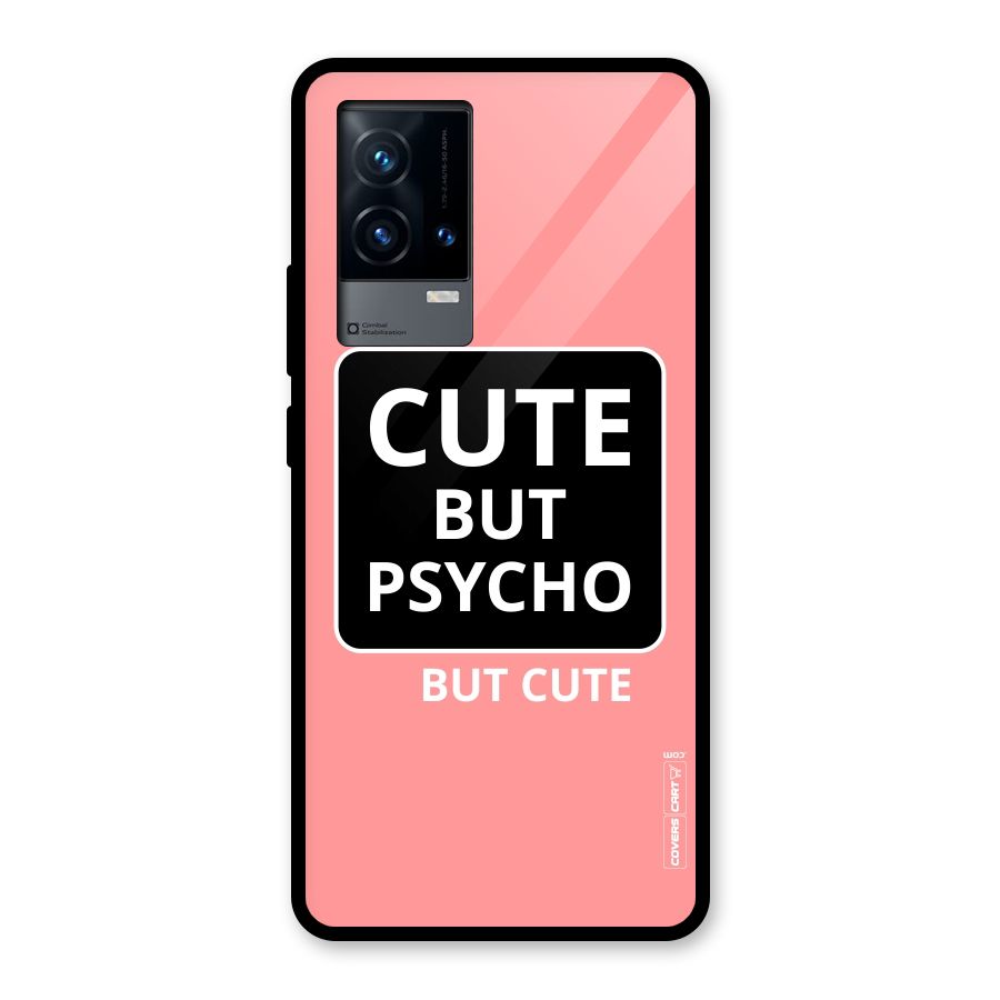 Psycho But Cute Glass Back Case for iQOO 9 5G