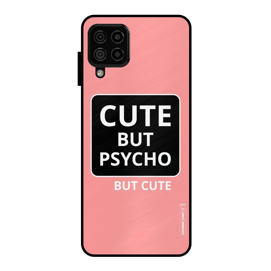 Psycho But Cute Metal Back Case for Galaxy A22 4G