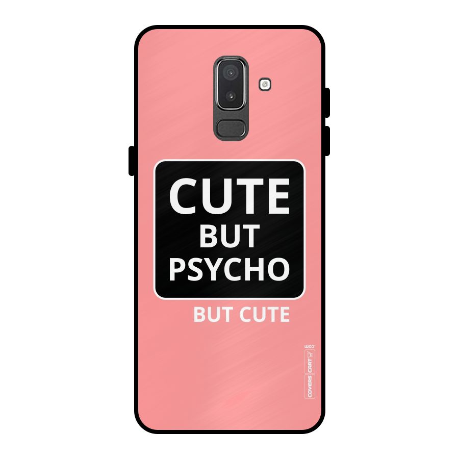 Psycho But Cute Metal Back Case for Galaxy On8 (2018)