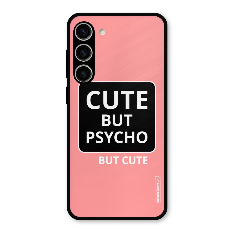 Psycho But Cute Metal Back Case for Galaxy S23 Plus