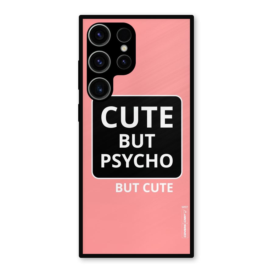 Psycho But Cute Metal Back Case for Galaxy S23 Ultra