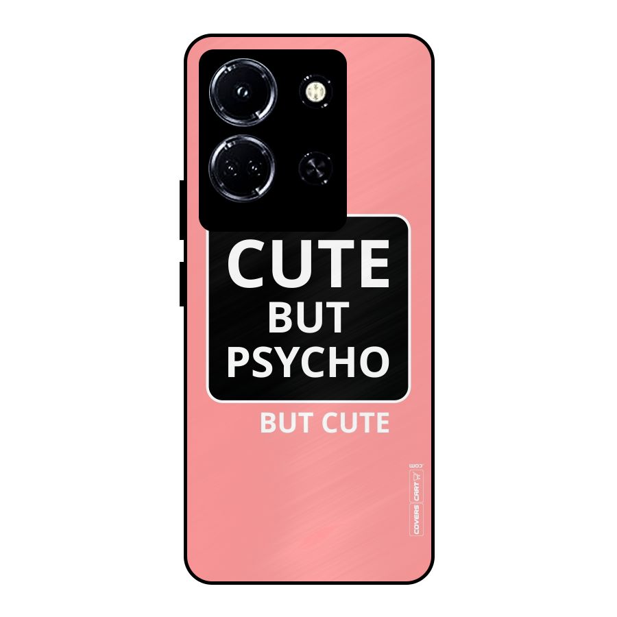 Psycho But Cute Metal Back Case for Infinix Note 30 5G