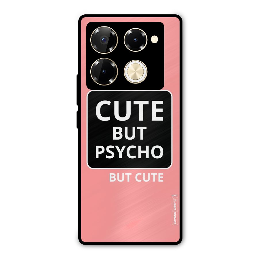 Psycho But Cute Metal Back Case for Infinix Note 40 Pro
