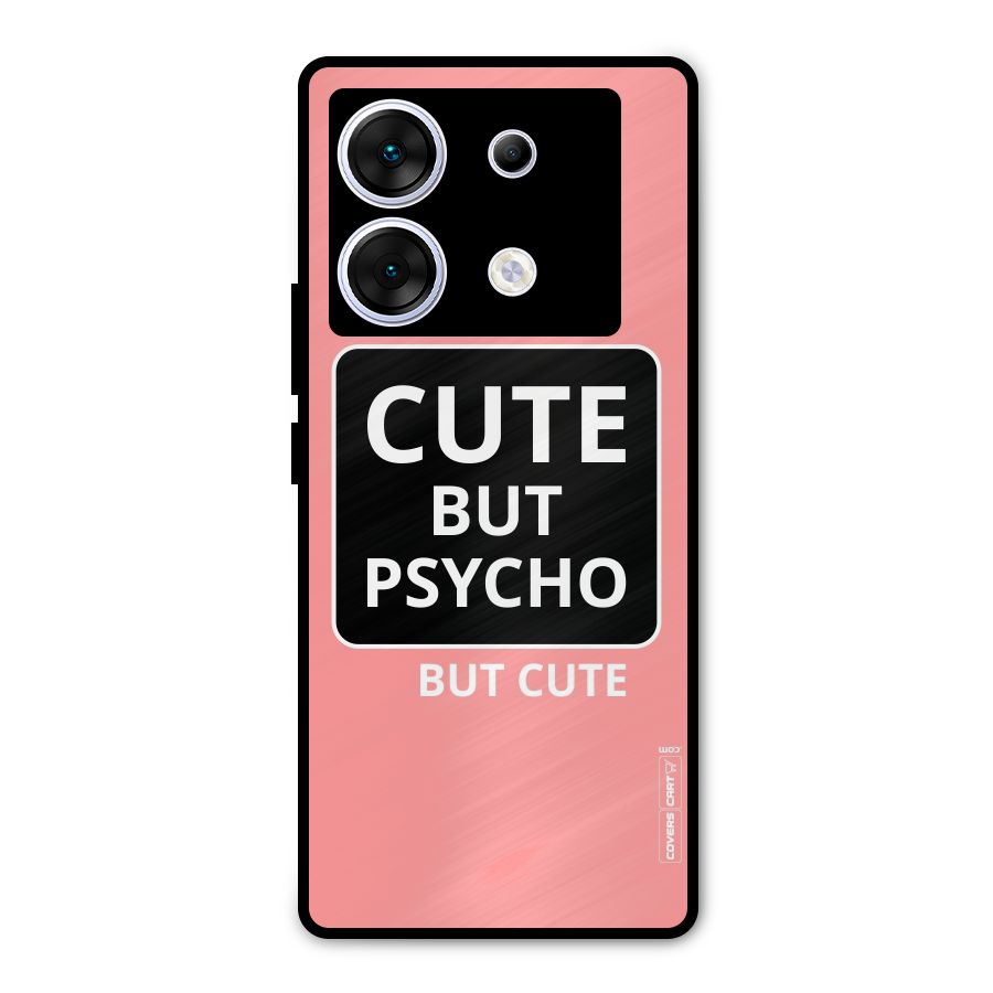 Psycho But Cute Metal Back Case for Infinix Zero 30 5G