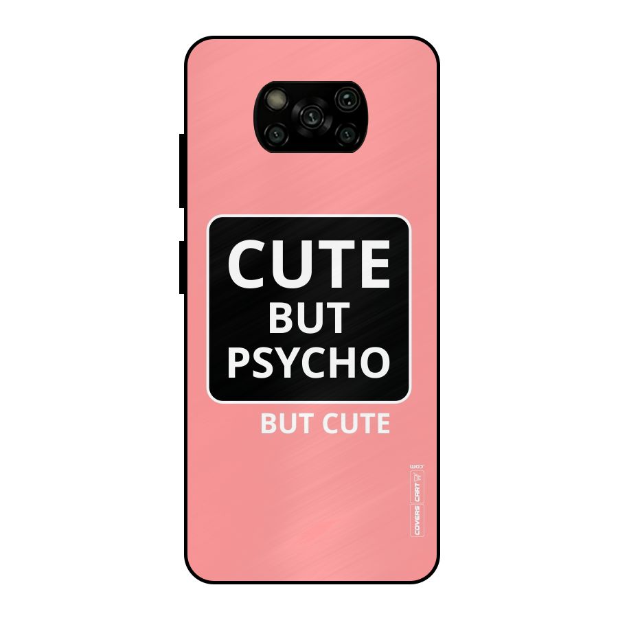 Psycho But Cute Metal Back Case for Poco X3