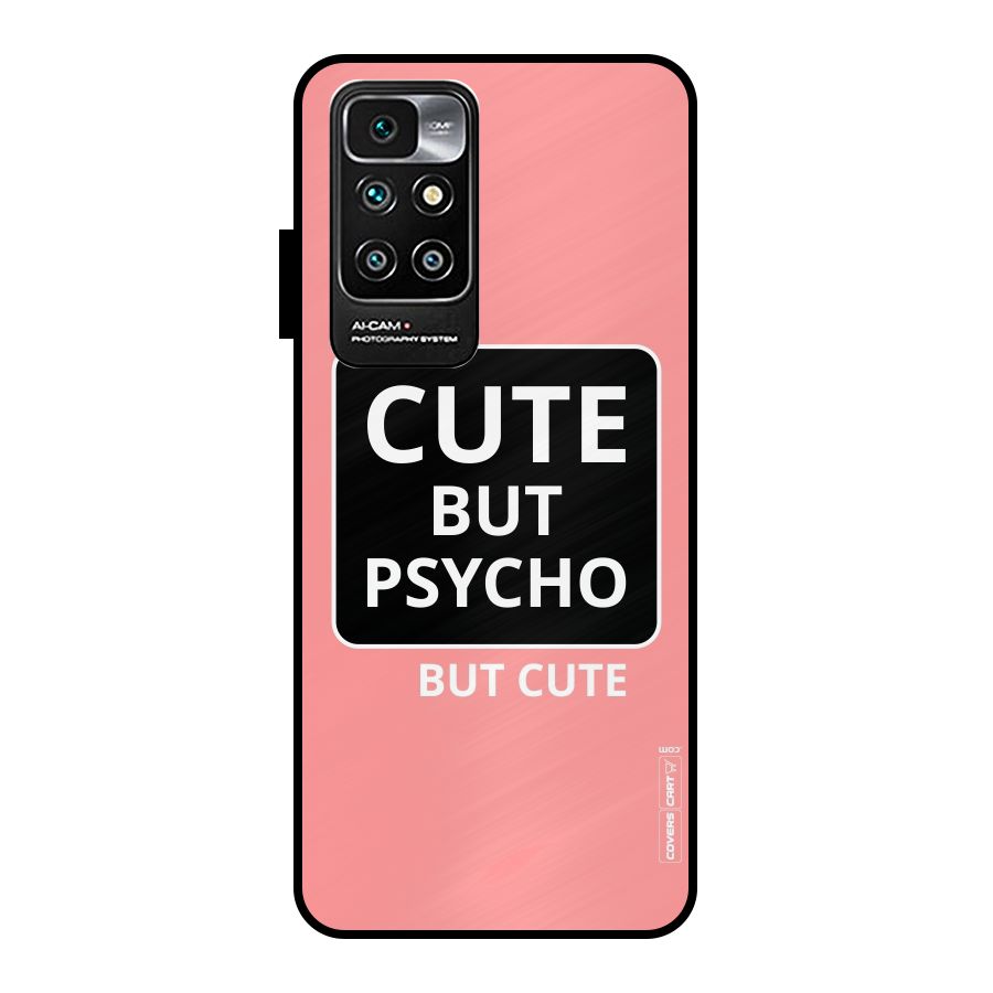 Psycho But Cute Metal Back Case for Redmi 10 Prime