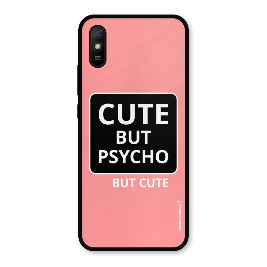 Psycho But Cute Metal Back Case for Redmi 9a