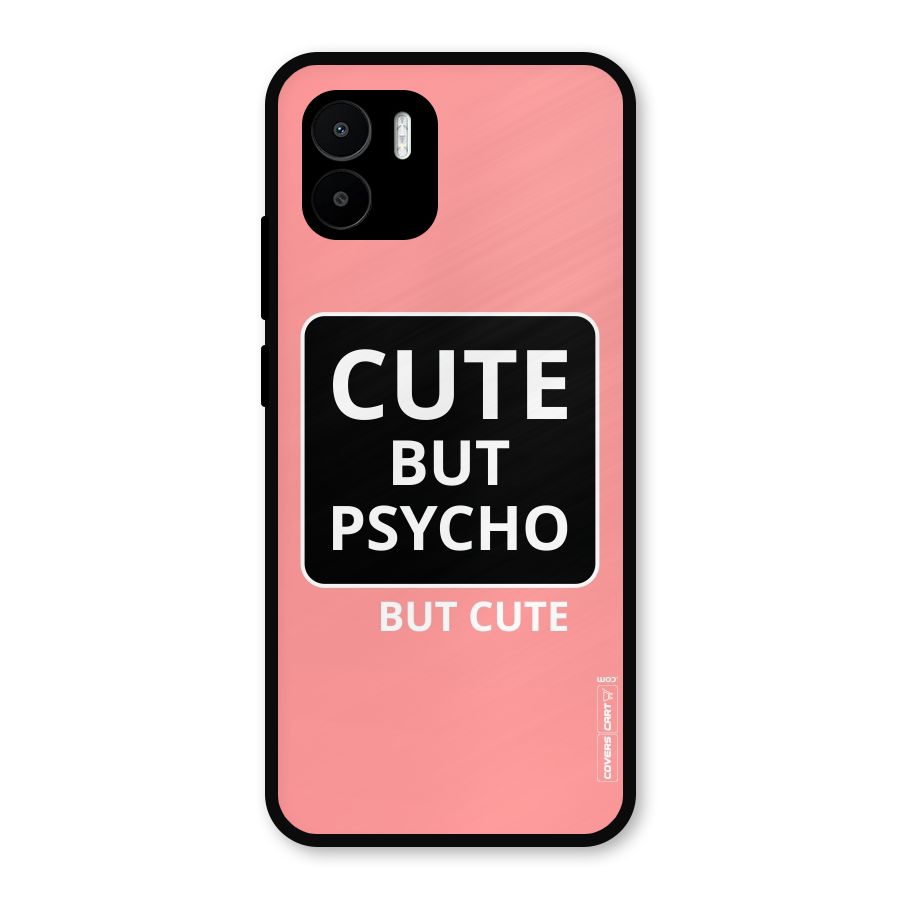 Psycho But Cute Metal Back Case for Redmi A2