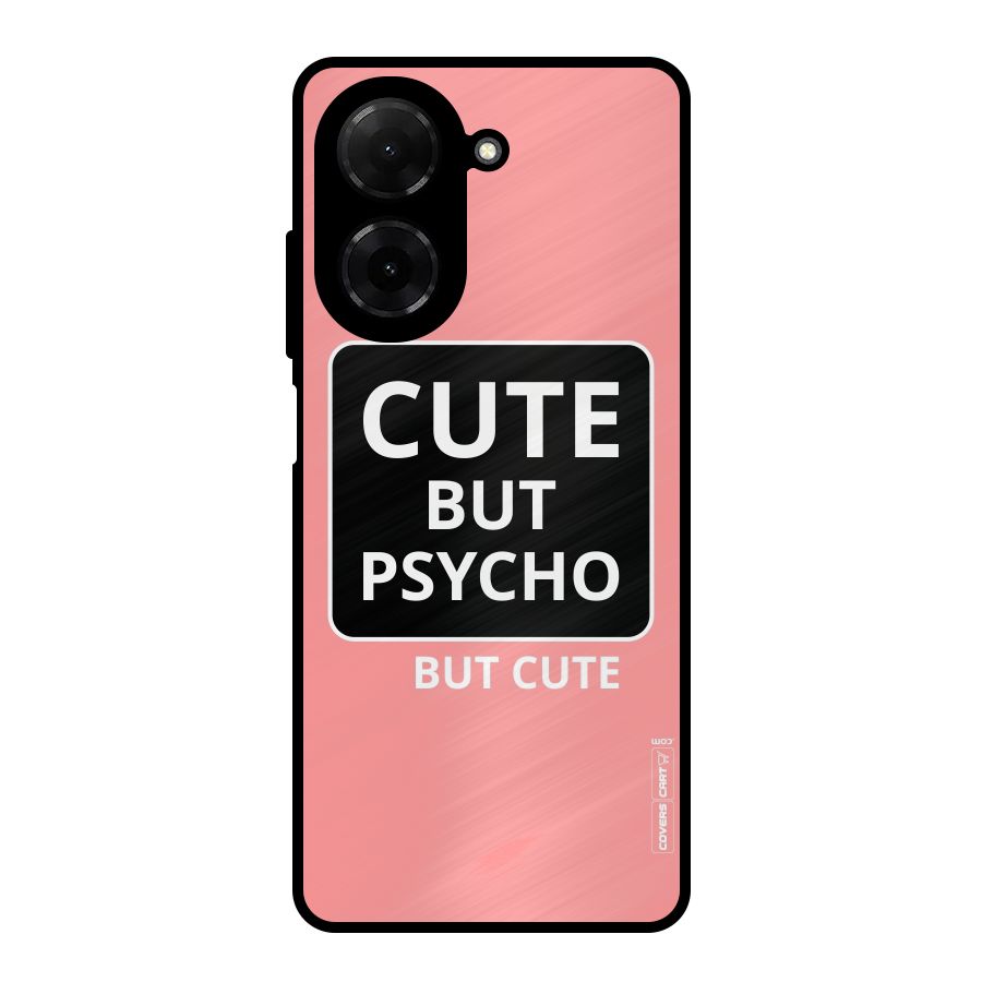 Psycho But Cute Metal Back Case for Redmi A5 4G