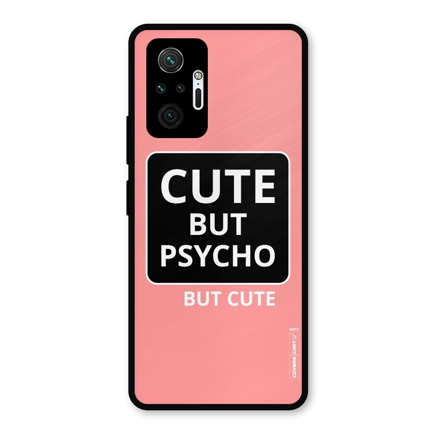 Psycho But Cute Metal Back Case for Redmi Note 10 Pro Max