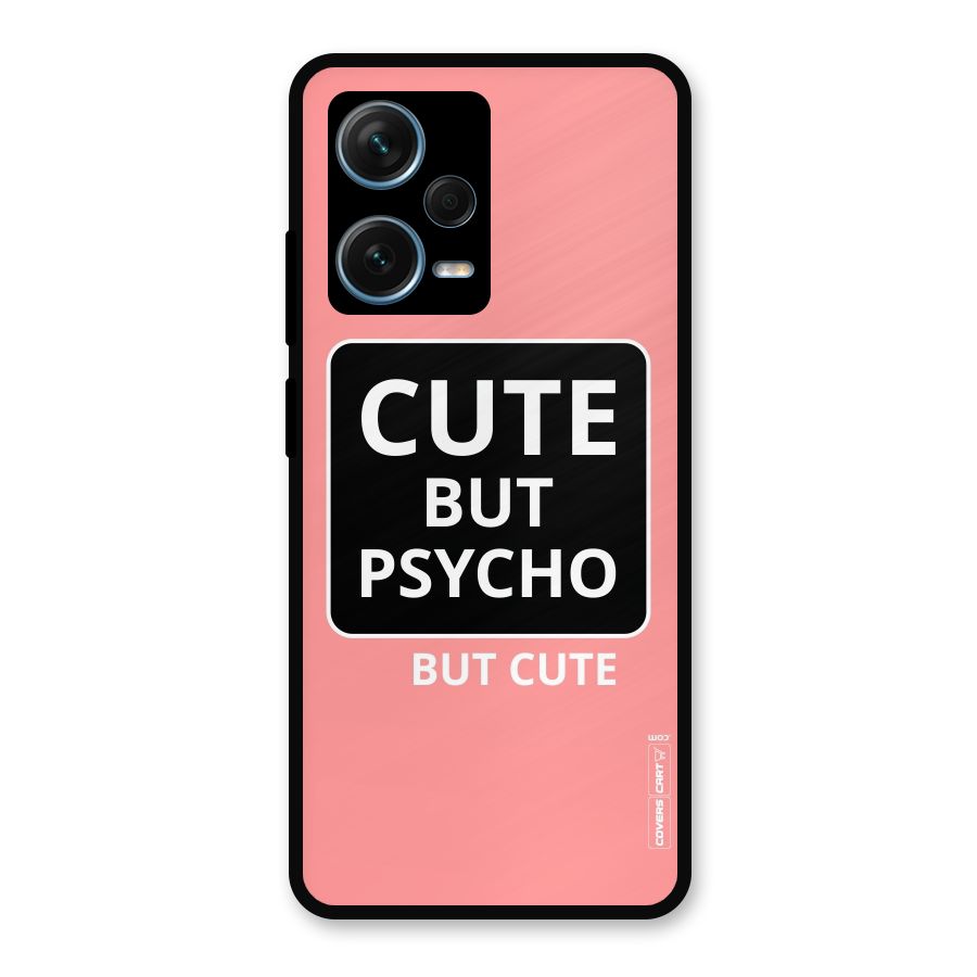 Psycho But Cute Metal Back Case for Redmi Note 12 Pro Plus 5G