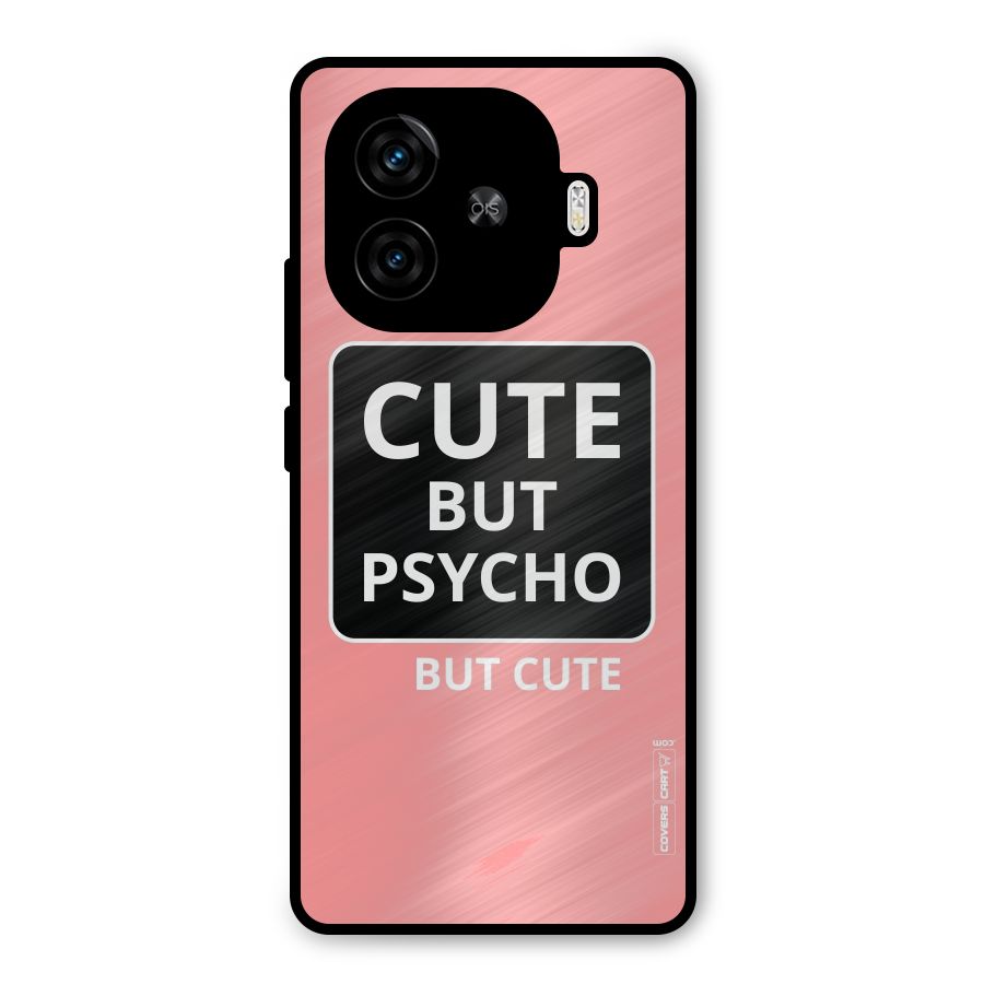 Psycho But Cute Metal Back Case for iQOO Z9 Turbo