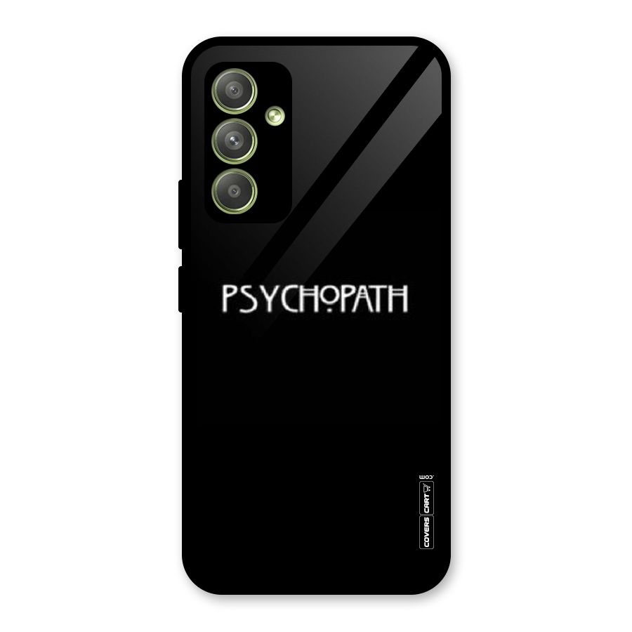 Psycopath Alert Glass Back Case for Galaxy A54