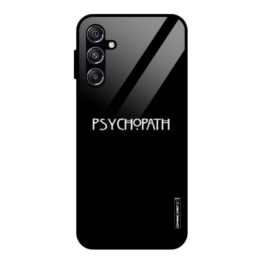 Psycopath Alert Glass Back Case for Galaxy M34 5G
