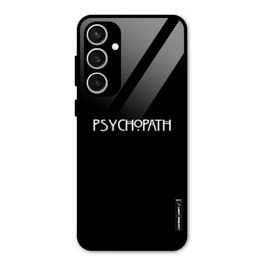 Psycopath Alert Glass Back Case for Galaxy S23 FE