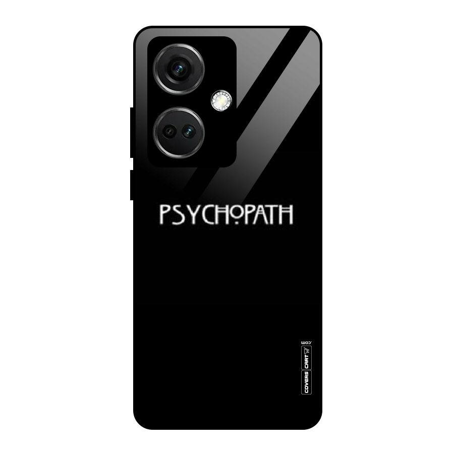 Psycopath Alert Glass Back Case for OnePlus Nord CE 3 5G