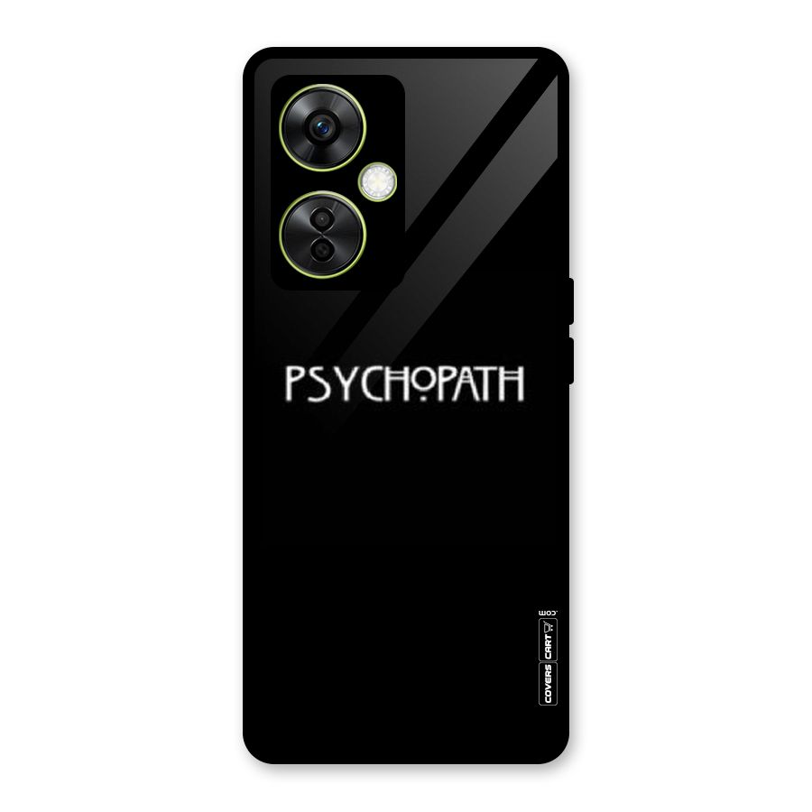 Psycopath Alert Glass Back Case for OnePlus Nord CE 3 Lite