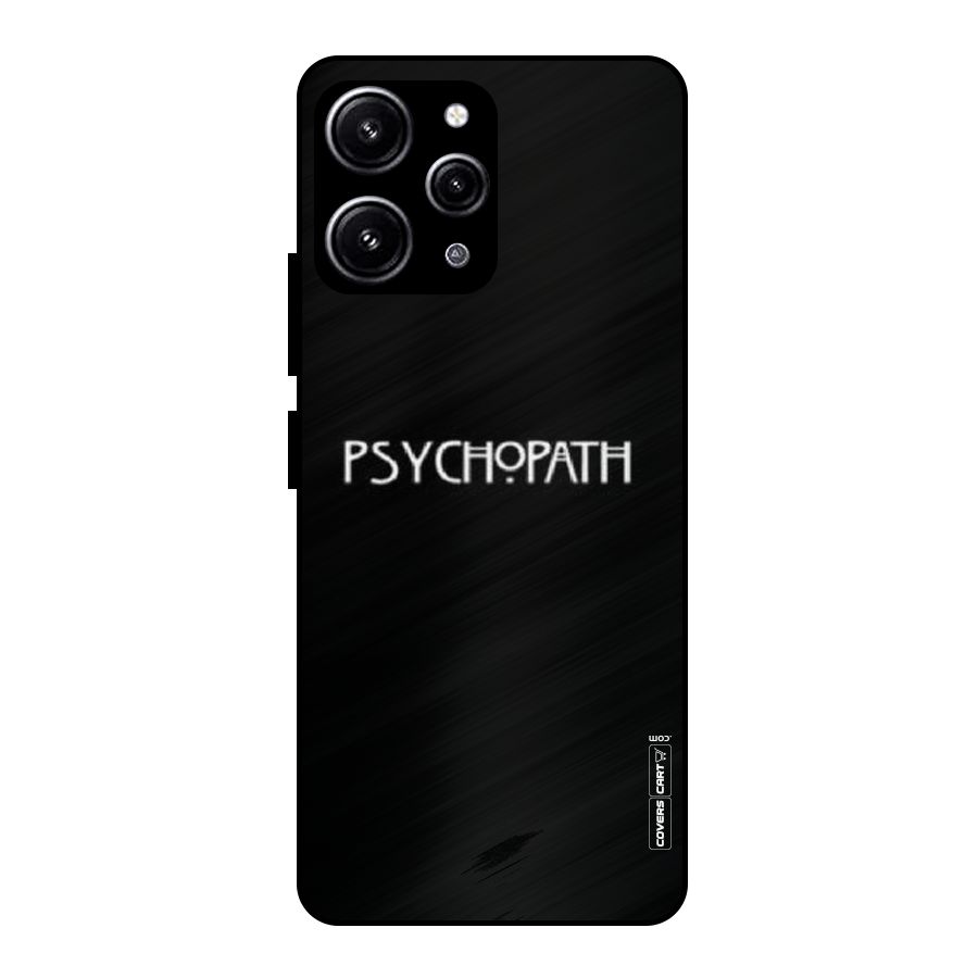 Psycopath Alert Glass Back Case for Redmi 12 4G