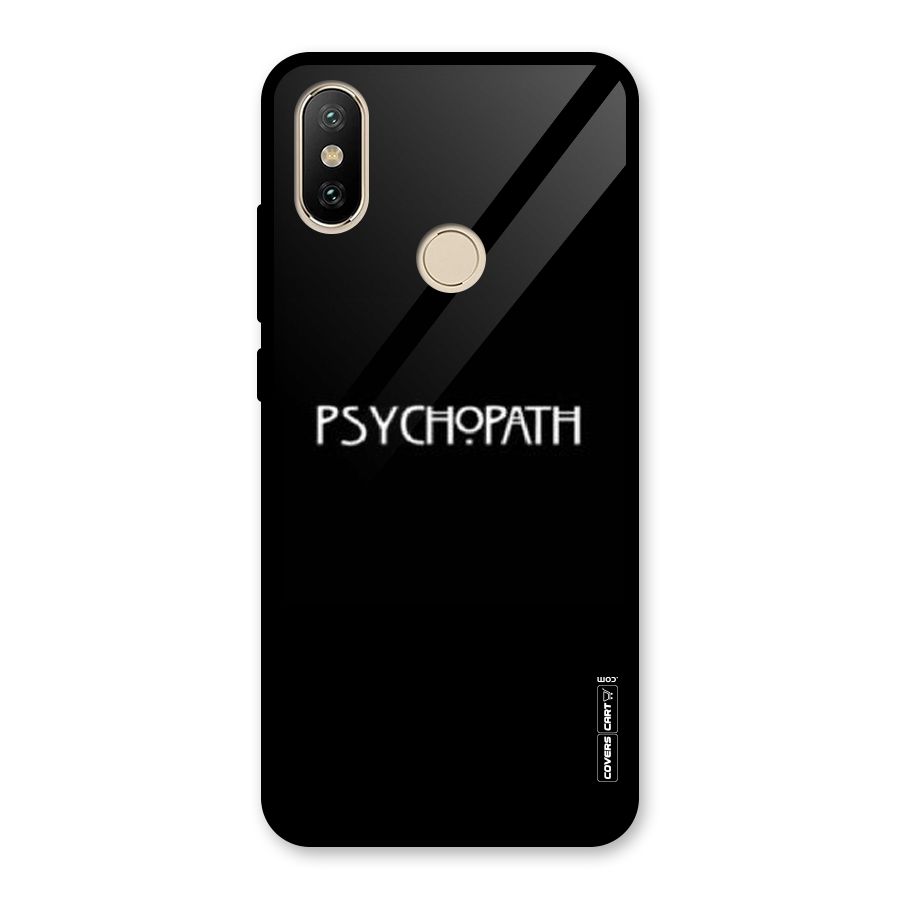 Psycopath Alert Glass Back Case for Redmi A2
