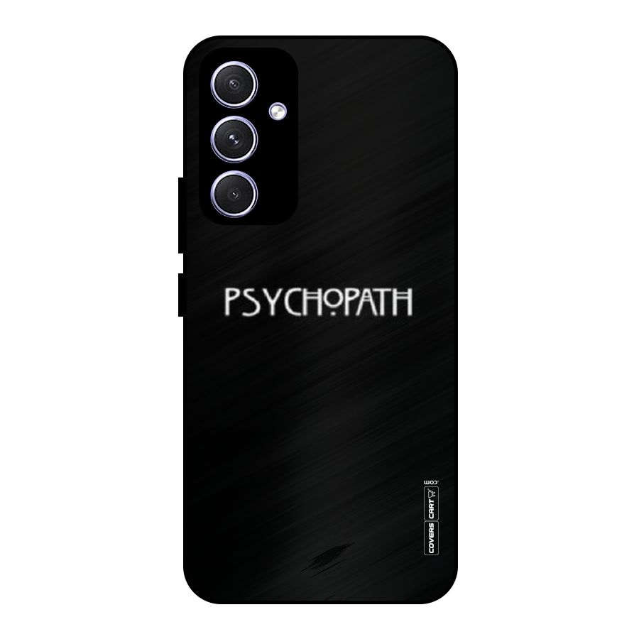 Psycopath Alert Metal Back Case for Galaxy A54