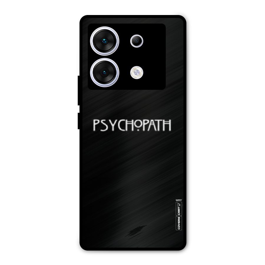 Psycopath Alert Metal Back Case for Infinix Zero 30 5G