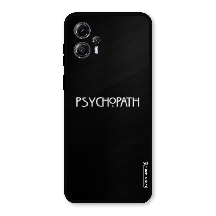 Psycopath Alert Metal Back Case for Moto G13