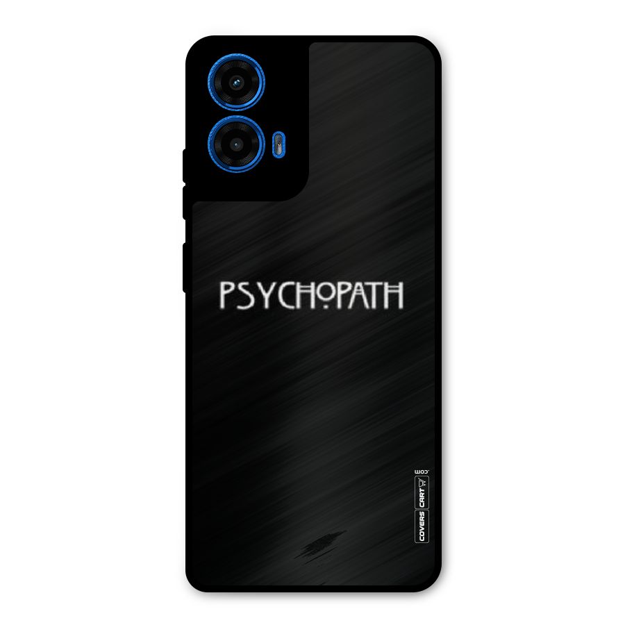 Psycopath Alert Metal Back Case for Moto G45