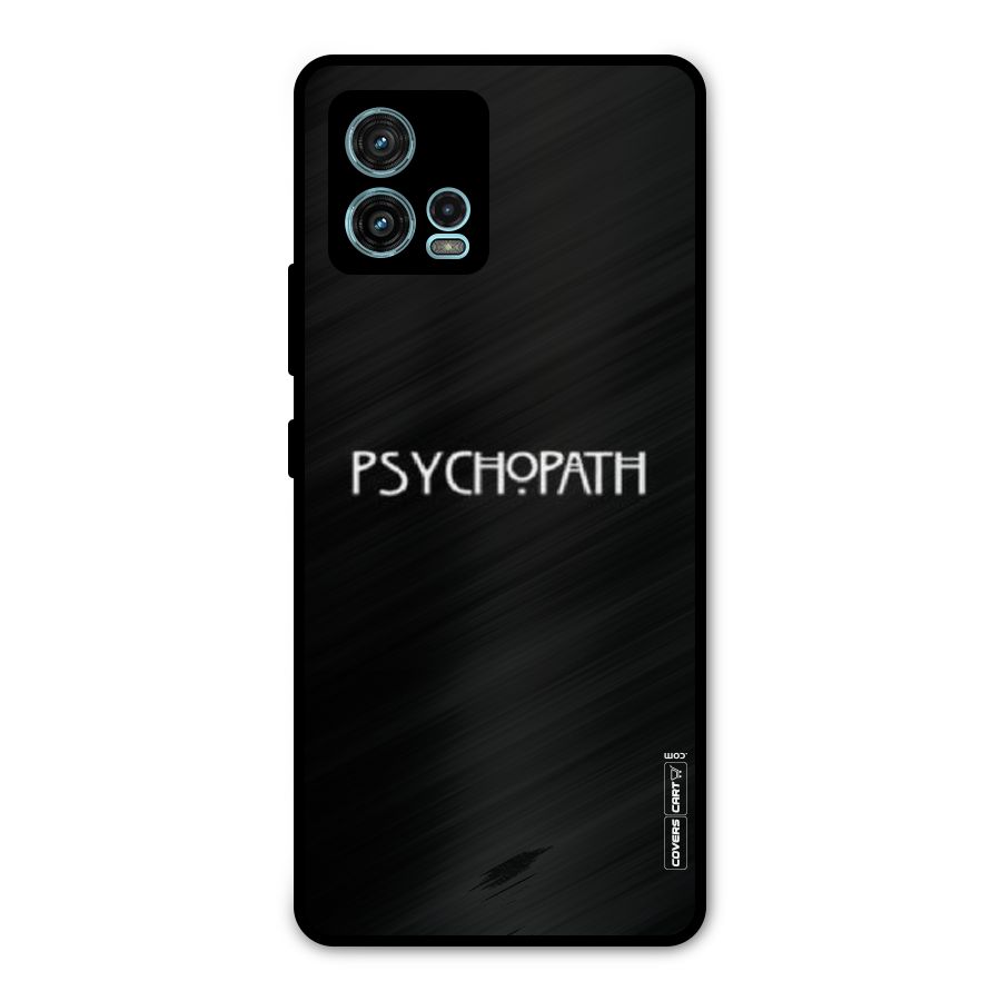 Psycopath Alert Metal Back Case for Moto G72