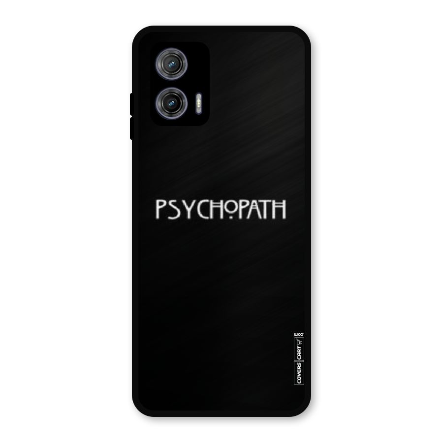 Psycopath Alert Metal Back Case for Moto G73