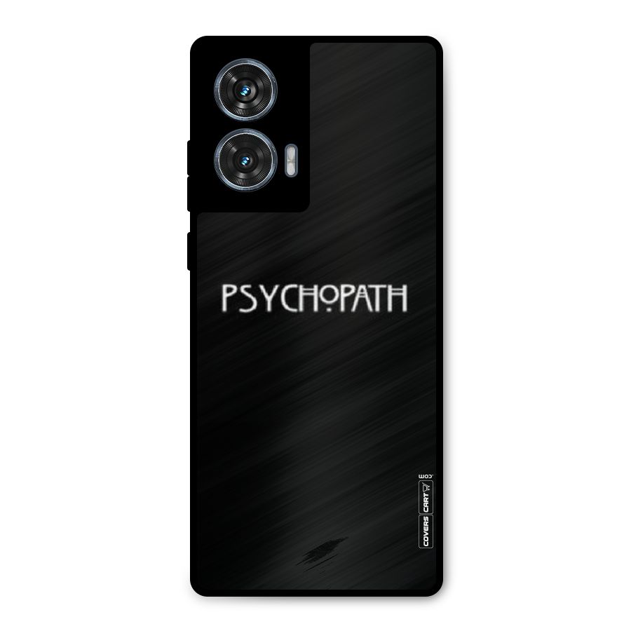 Psycopath Alert Metal Back Case for Motorola Edge 50 Fusion