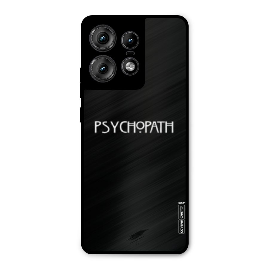 Psycopath Alert Metal Back Case for Motorola Edge 50 Pro