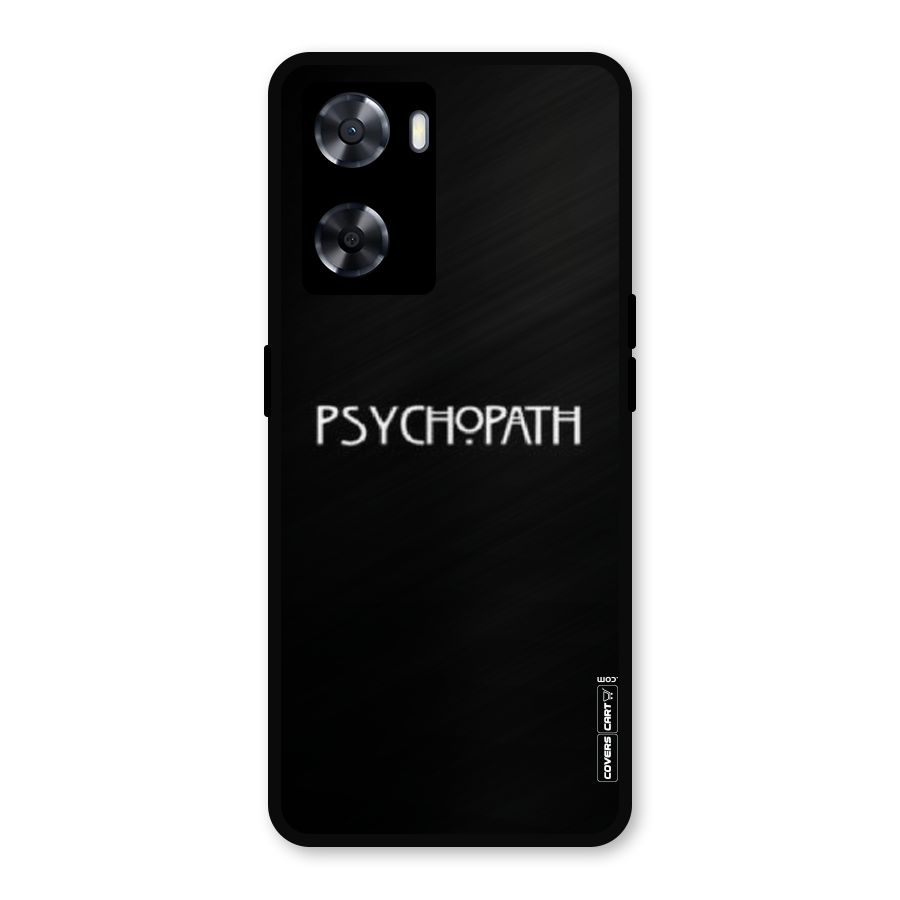 Psycopath Alert Metal Back Case for OnePlus Nord N20 SE