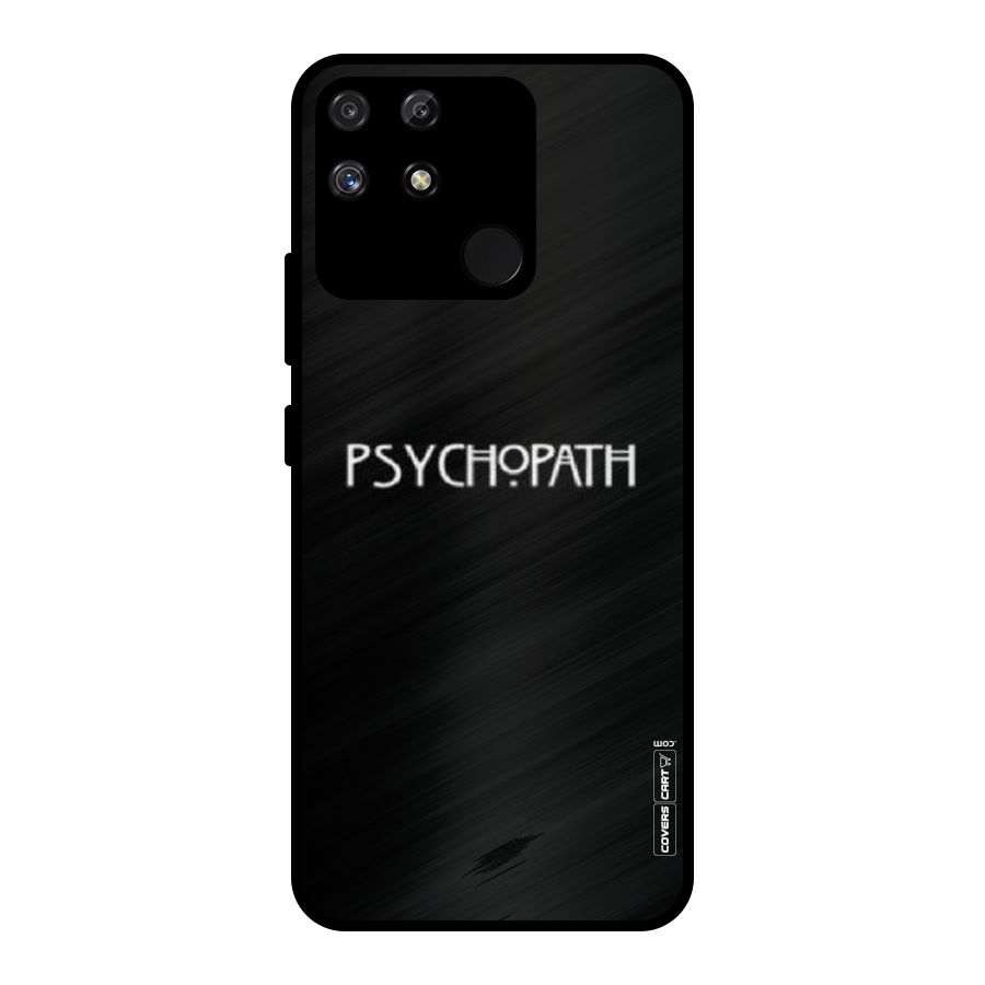 Psycopath Alert Metal Back Case for Realme Narzo 50A