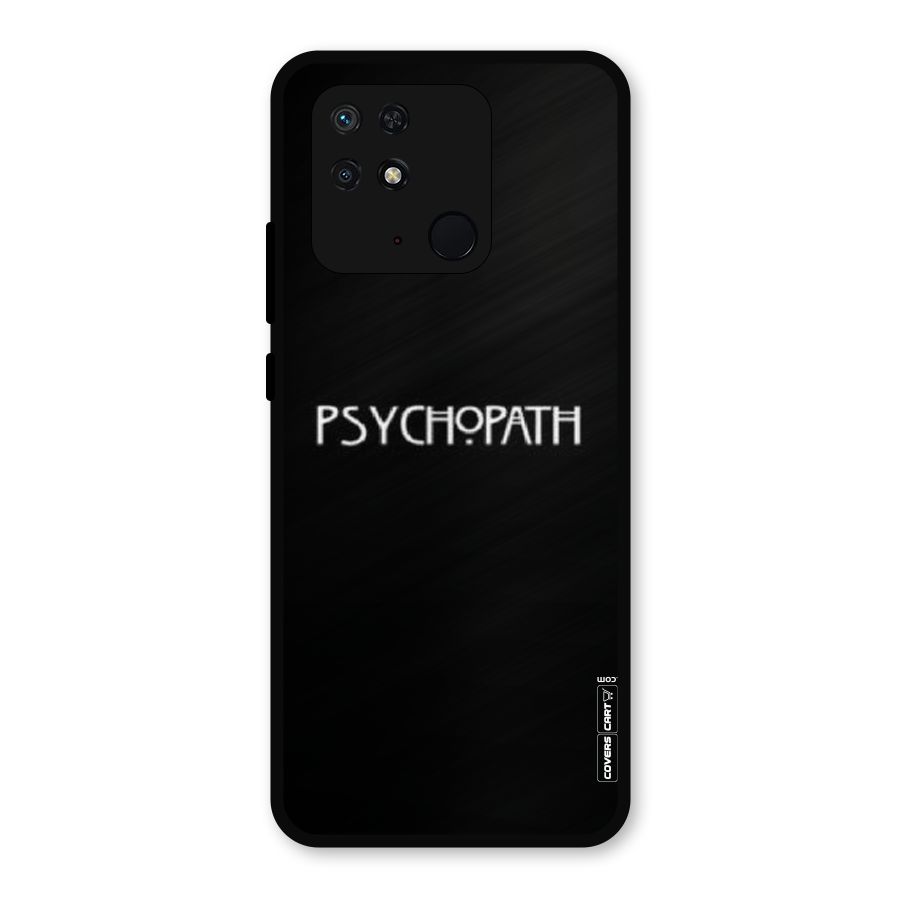 Psycopath Alert Metal Back Case for Redmi 10 Power