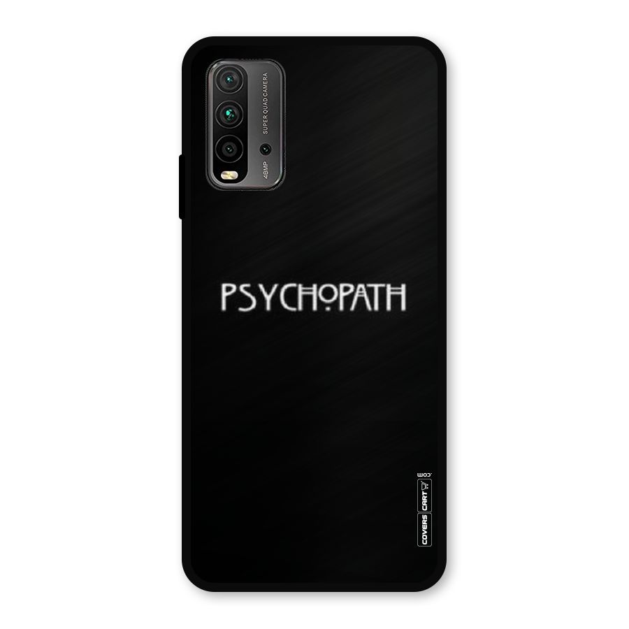 Psycopath Alert Metal Back Case for Redmi 9 Power